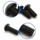 M5x20mm Button Head Hex Socket Cap Screw Bolt Black 50pcs X1J6