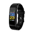 Fashion 115 Plus Smart Band Waterproof Sport Pedometer Heart Rate Blood Pre