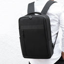 Nylon Backpack Men Women Laptop Mochila Big Capacity Travel Bagpack (Black)