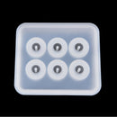 Silicone Mold For Jewelry Rectangle White 72mm(2 7/8 inch) x 59mm(2 3/8 inc
