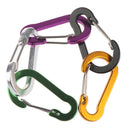 5pcs/set Outdoor Sport Carabiner Camping Safety Buckle Keychain Hiking H Gw