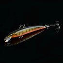 Minow 7.5cm/5.6g Fishing tackle 6 Color Hook peche Baits Lure E4N9 Wobbler M1Q0
