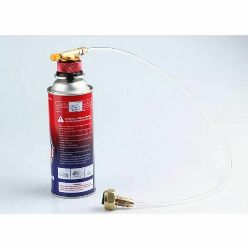 Propane Refill Adapter Picnic Camping Stove Gas Hose Double Sided Adjustabl