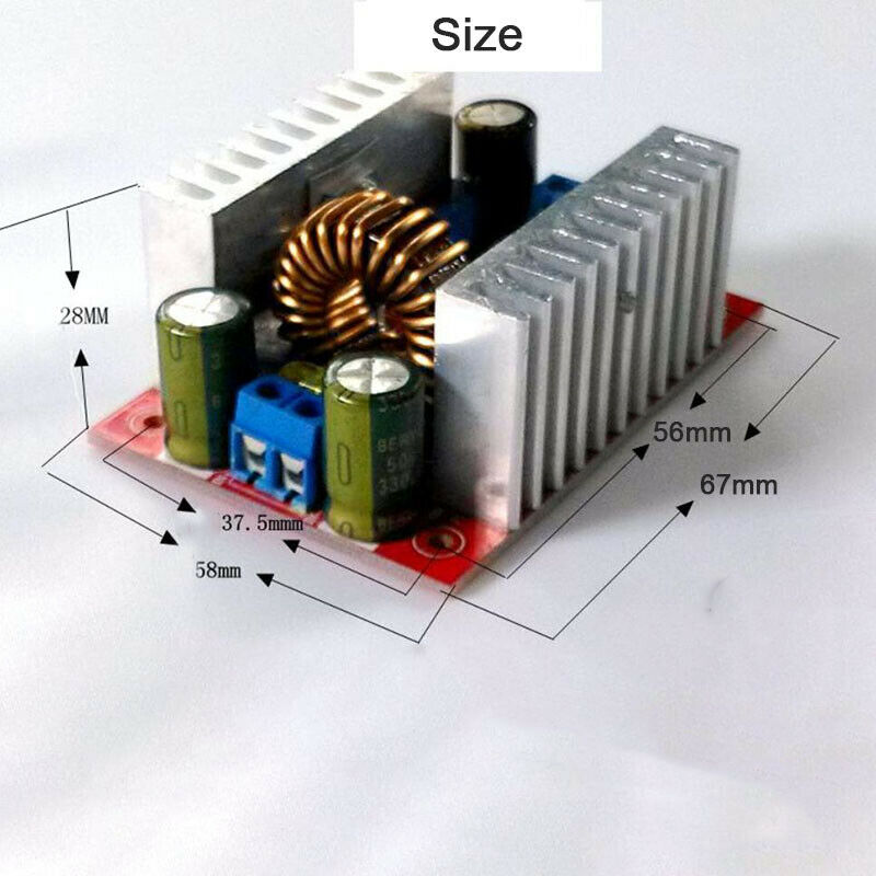DC 400W Step-up Boost Converter Constant Current Power Supply LED Driver Mod Ew