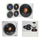 6Pcs Retro Vinyl Record CD Coaster Table Coffee Drink Cup Mat Placemat Decor New