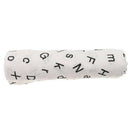 Cotton Lange New born Swaddle Blanket Sleeping bag 110 cm x 110 cm- Letters B3N4