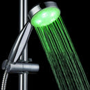 Shower head new quality shower colored with 5 LED lights in blue and red gr