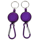 4 Pcs Badge Reel - Retractable Recoil Yoyo Ski Pass Id Card Holder Key Chai C8Q8