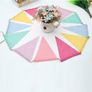 Triangle Bunting Banners Burlap Jute Flags Wedding Party Hanging Decor
