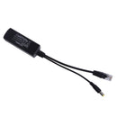Power Over Ethernet 10/100Mbps 15.4W 2A 12V POE Splitter Adapter For IP Cameras