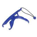 Floating Fish Grip Fishing Lip Grip Gripper Grabber Plier with Lanyard Blue