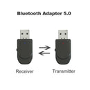 USB Bluetooth 5.0 Receiver Adapter 3.5Mm AUX Stereo for TV PC Headphone Spe