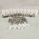 70Pcs Plasma Cutting Torch Consumable Cutting Extended Long Shield Cup Swir I1T4