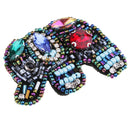 Beads Rhinestone Elephant Patches Sew On Badge Bag Appliques Sewing Craft