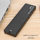 USB 3.1 SSD Hard Drive Enclosure to NGFF SATA M.2 External Hard Disk Case for PC