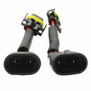 2x H11 Female to 9006 9005 Male Convert Pigtail Wire Harness Socket Plug xcccc