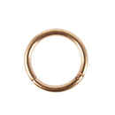 1.2mm Titanium steel Clicker Septum Segment Lip Nose Ear Hoop Body Piercing