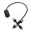 5X(Hanging Anti Drip Misting Nozzle Cross Atomizing Nozzle Fog Water Spray F1T5)