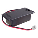 9V Battery Case Box Holder Black for Electric Guitar Bass Storage Cover