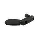 2pcs Adjustable MTB Bike Bicycle Cycling Rearview Mirror Glass Mini(Black)