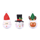 Home Desk Decor Glowing Christmas Tree Ornament Snowman Lights Desktop Deco Q4L8