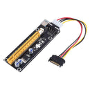 Power Enhanced PCI-E 1x to 16x Extender Adapter Card Mining Card Kit