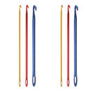 6Pcs 2.75/4/6mm Crochet Hook Aluminum Tunisian/Afghan Knitting Needles DIY