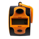 Orange Black Plastic 5 Number Golf Digital Hand Tally Counter H7B1