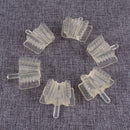 6Pc Clinic Dental Support Holding Saliva Ejector Suction Silicone Mouth Prop Tip
