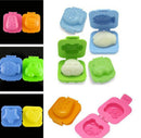 6 Pcs Boiled Egg Sushi Rice Mold Mould Bento Maker Sandwich Cutter Home Decor OZ