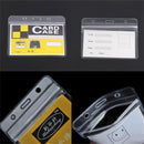 10 pcs/set ID Badge Card 95x80mm Plastic Pocket Holder Clear Pouches  Z