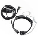 1Pcs Heavy Duty Throat Mic Earpiece Headset for Baofeng UV5R 888S UV82 UV8D