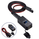 Automobile Motorcycle Sae Line Charging Conversion Connector With 4.2A Dual