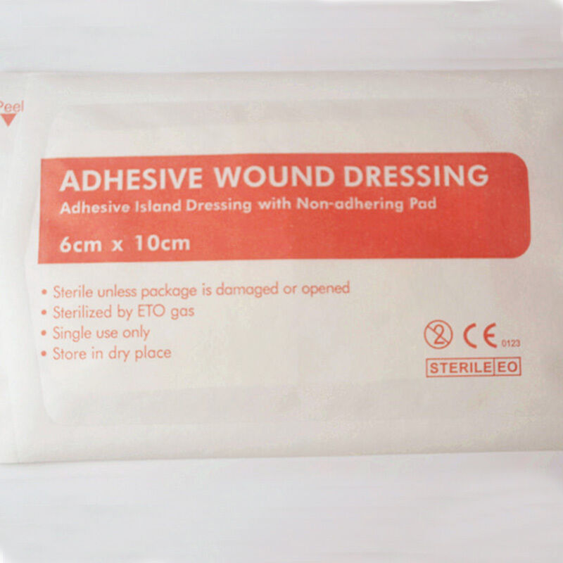 10pcs Non-woven Adhesive Wound Dressing Large Band Aid Bandages Supply