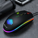 For Gamer M55 USB Wired Gaming Mouse 2400 DPI Adjustable Backlight Computer Mice
