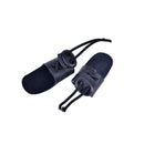 1X Leather Thumb Finger Guard Ring Adjustable Protector Archery Hunting black -Q