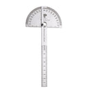 Stainless Steel 180 Degree Protractor Finder Ruler Rotary Measuring Angle Gauge