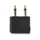 10PieceAirline Airplane Flight 3.5mm Headphones Audio Adapter Golden Plated