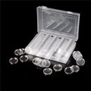 100 Clear Coin Capsules Coin Case Holders 27mm Round Storage Box M&E