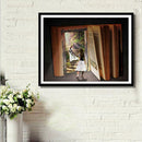 5D DIY Full Drill Diamond Painting Girl Into the World of Book Cross Stitch