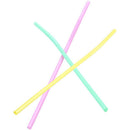 Flexible Mixed Color Disposable Drinking Straws-100 Count