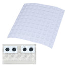 100pcs Tear-off Tattoo Ink Cup Eyelash Glue Adhesive Tray Plastic Pigment HolJ-Q