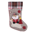 Christmas Decor Big Size Stereo Gift Candy Bag Stocking (Santa Claus)
