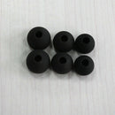 6x Black In Ear Bud Head Phones Gel Tip Covers Small Medium Large M&O