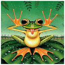 5D DIY Full Drill Diamond Painting Funny Frog Cross Stitch Embroidery Craft