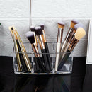 Transparent 3 Grid Acrylic Cosmetic Makeup Brush Holder Organizer Stand Disp Ew