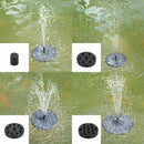 Solar Bird Bath Fountain Pump, 1.4W Free Standing Solar Fountain Water Pump K2G1
