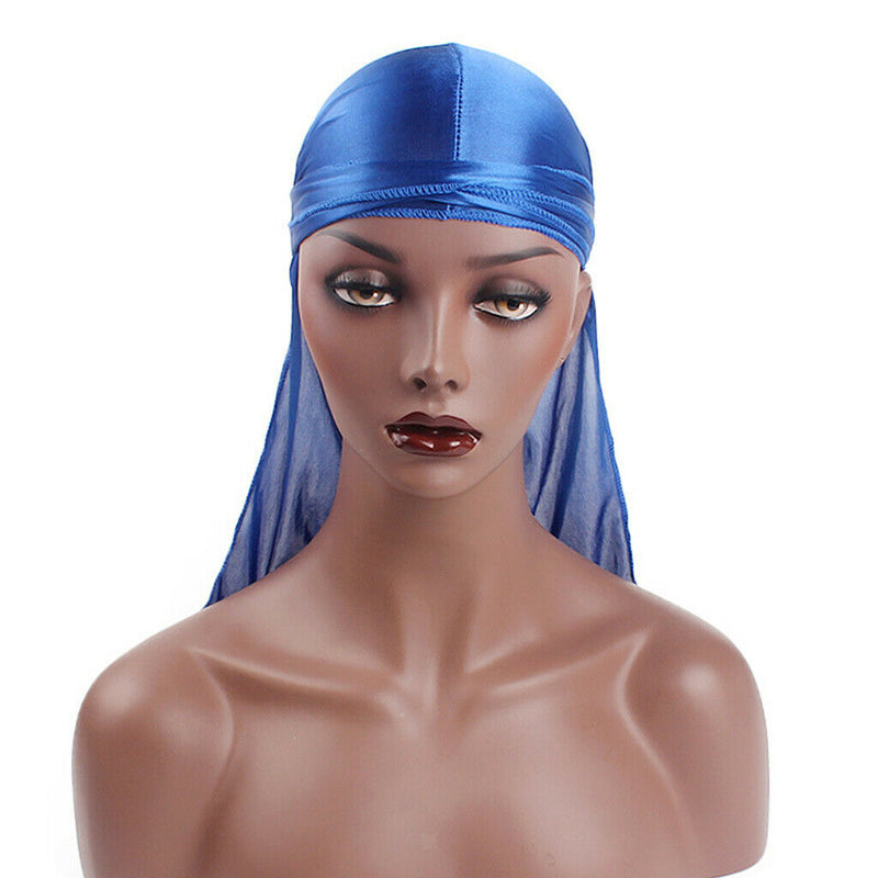 4Pcs Mens Durag Headwrap Hair Loss Headscarf Bandana Pirate Hats Headwear