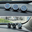 3 In 1 Space Saving Clock Battery Powered Multifunctional Car Hygrometer