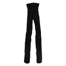Women's Jacquard Leopard Pantyhose Tights Black